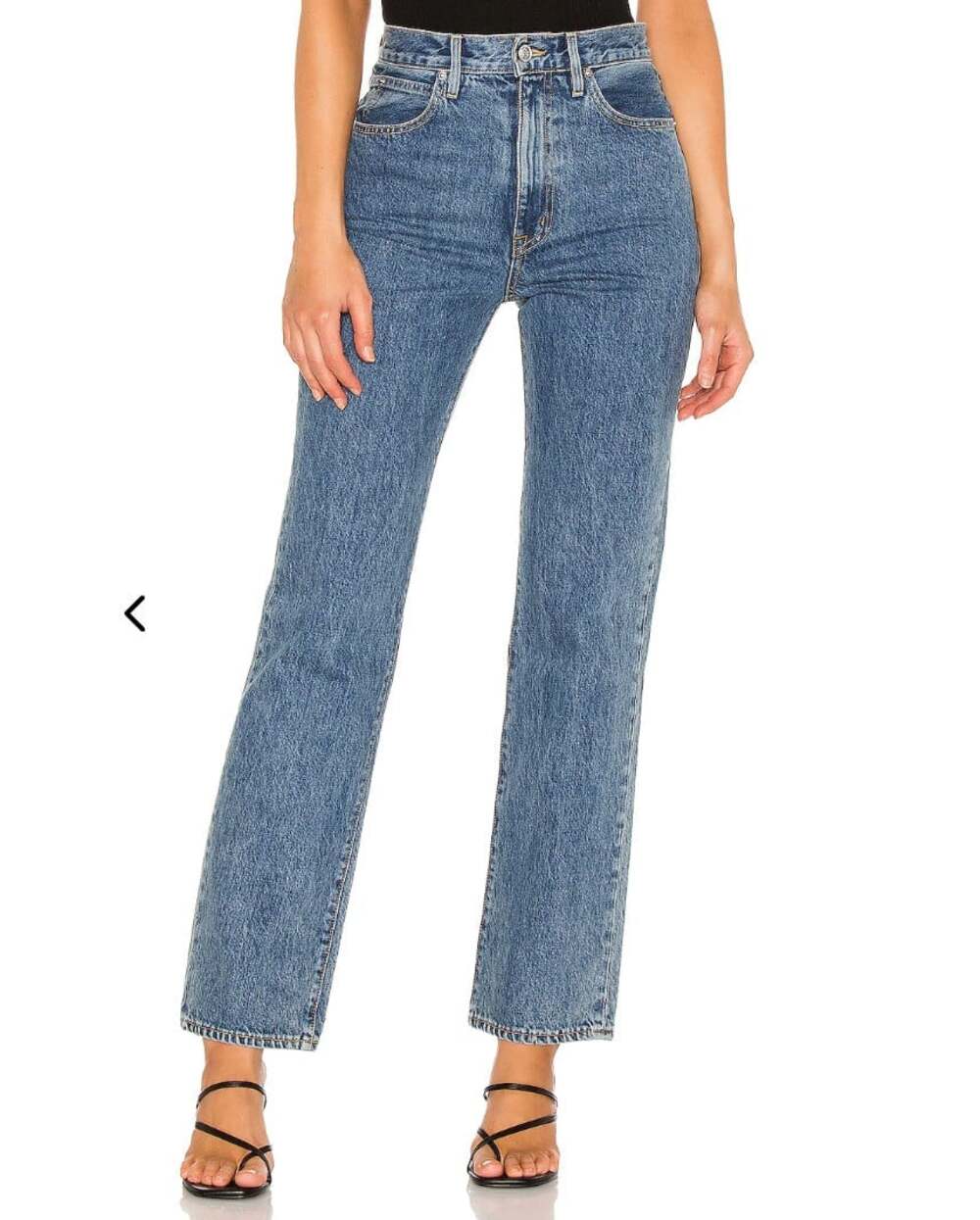 SLVRLAKE NWT London High Rise Straight in Born to Run Size 25
